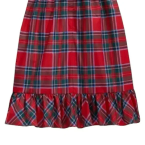 Vineyard Vines Girls' Nantucket Tartan Taffeta Dress (Size 16) - Picture 3 of 14